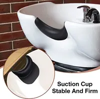Bol de shampoing en Silicone, repose-cou, bol de shampoing antidérapant, oreiller de cou, évier de Salon, coussin de cou avec ventouses, outils de salon de coiffure 2