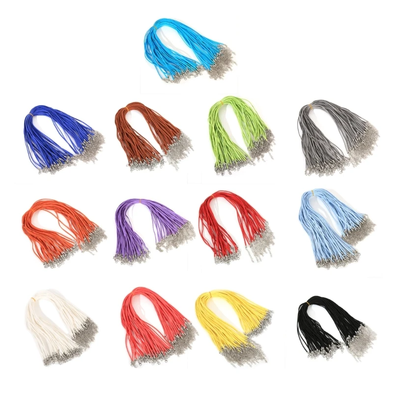 

Handmade Velvets Rope DIY Adjustable Clasp Suedes Rope Lobster Clasp String Cord