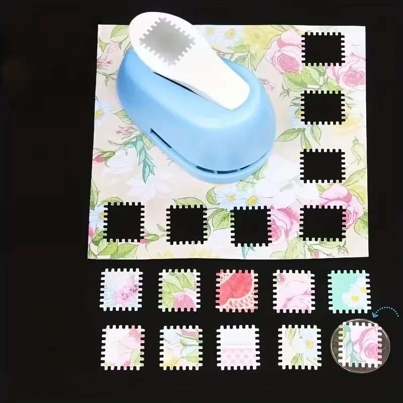 1PC DIY 스탬프 엠보싱 도구 종이 펀치 별 모양 가장자리 수제 공예 사진 프레임 장식 휴대용 기계