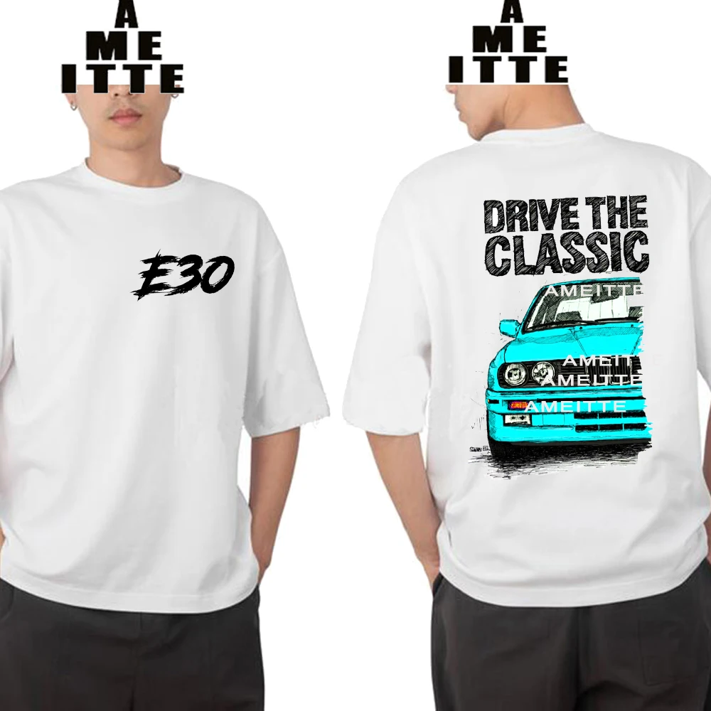 T-shirt Homme BMW Série 3 - Blanc - Taille UK L (Asiatique XL) - Manches Courtes - Neuf Avec étiquettes