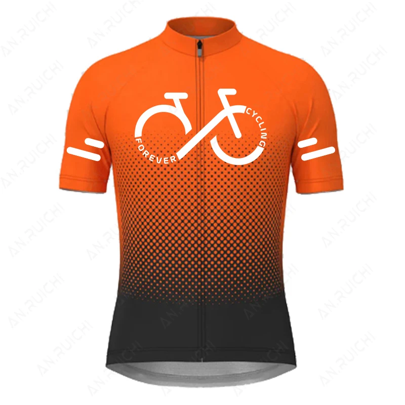 Maillot Cyclisme Manches Courtes – Unisexe, Coupe Slim, Multifonction Vélo Route/VTT