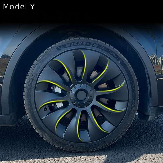 Enjoliveur De Roue De Remplacement, 1 Pièce, Accessoires Pour Tesla Model 3/y  18/19/20 Pouces 2021 2018 – 2022 - Cache-moyeux - AliExpress