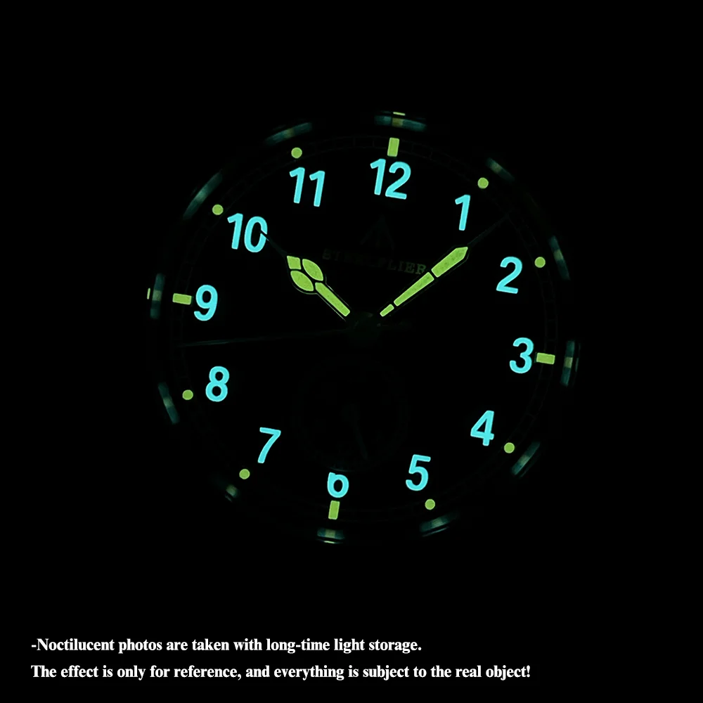 STEELFLIER Official SF746S Bronze Watches Sapphire Mirror VH60 Movement Luminous 20Bar Water Resistant Vintage Quartz Wristwatch
