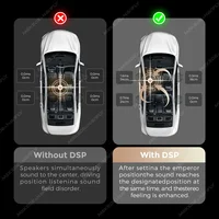 Android Radio DSP Audio Processor 4*80W Amplify Automotive Sound Modules Electronics Stereo Amplifer APP Automobiles Car Parts - Image 4