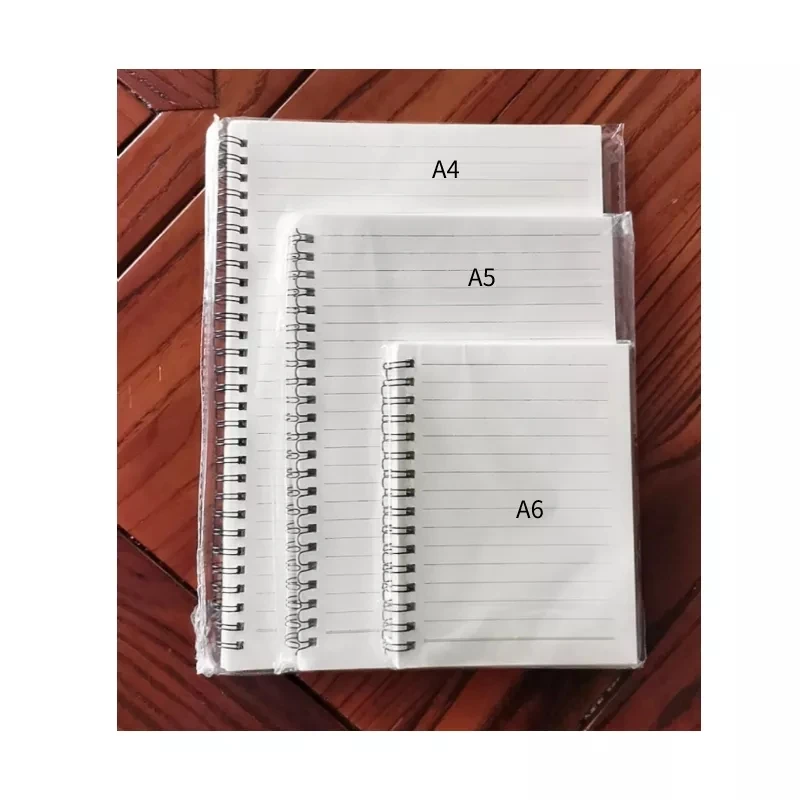 Notebook Stationery Spiral Notebook School Supplies Size A4 A5 A6 Paper  Cover Thick Binding Sublimation Blank Office Accessories - AliExpress