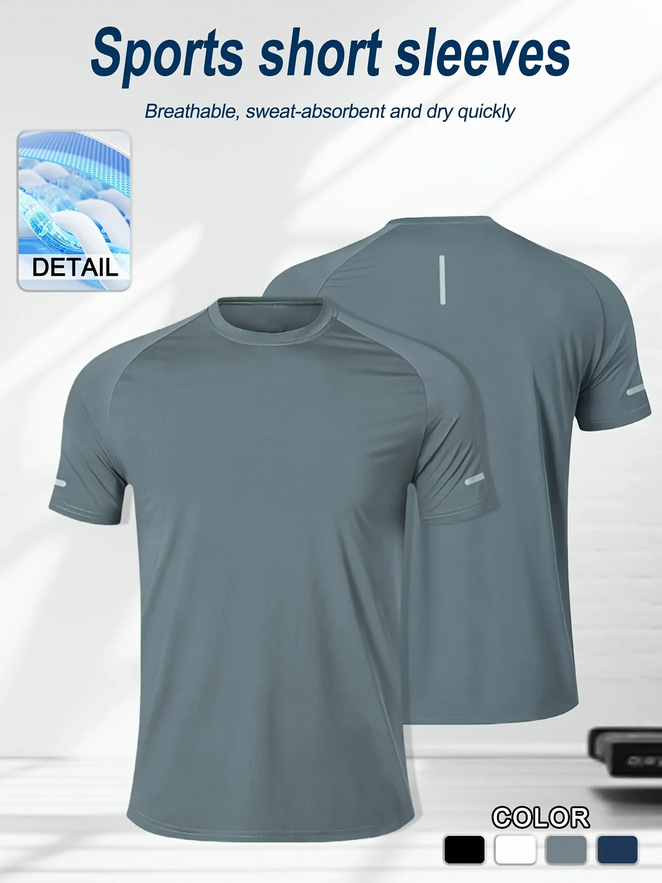 T-shirt sportiva da uomo a maniche corte ad asciugatura rapida, tuta da allenamento per basket, top ampio per la corsa e il fitness