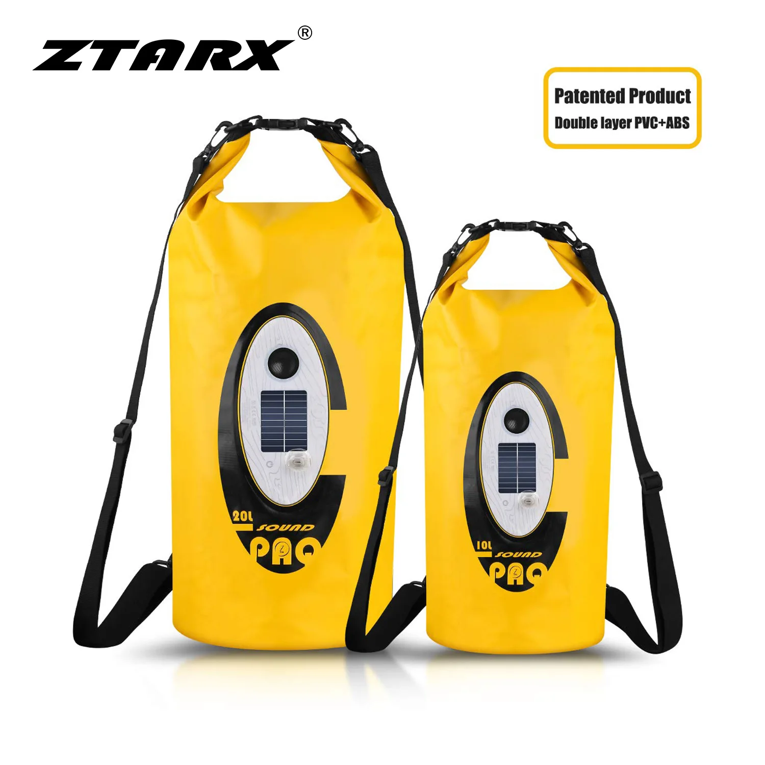 

Beach Waterproof Bag Swimming Drift Solar Audio Waterproof Bucket Bag Led Cycling Dry Bag