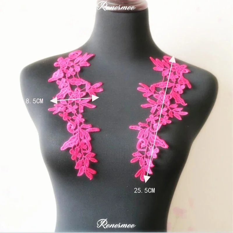 Vibrant Lace Applique Flower Sewing Trims