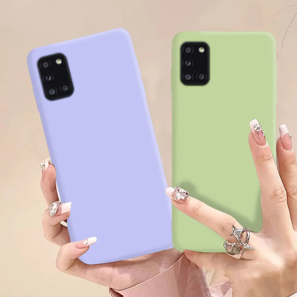 Flüssige Silikon-weiche Handyhülle für Samsung Galaxy A31 A41 A51 A71 A11 A21S A12 A22 A32 A42 A52 A72 4G 5G Rückseite – Detail 15