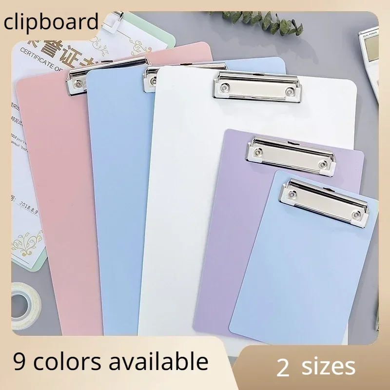 Writing Clipboard Simple Thicken A4 Folder Board Storage Clipboard Memo Pad Clip Notebook File Writing Clamps Paper Holder Office School Supplies business folder