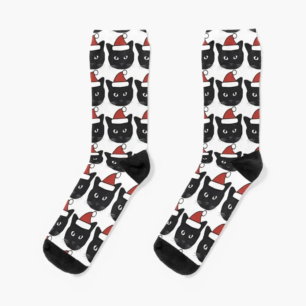 

Christmas black cat Socks bright garter designer Men's Socks Luxury Women's