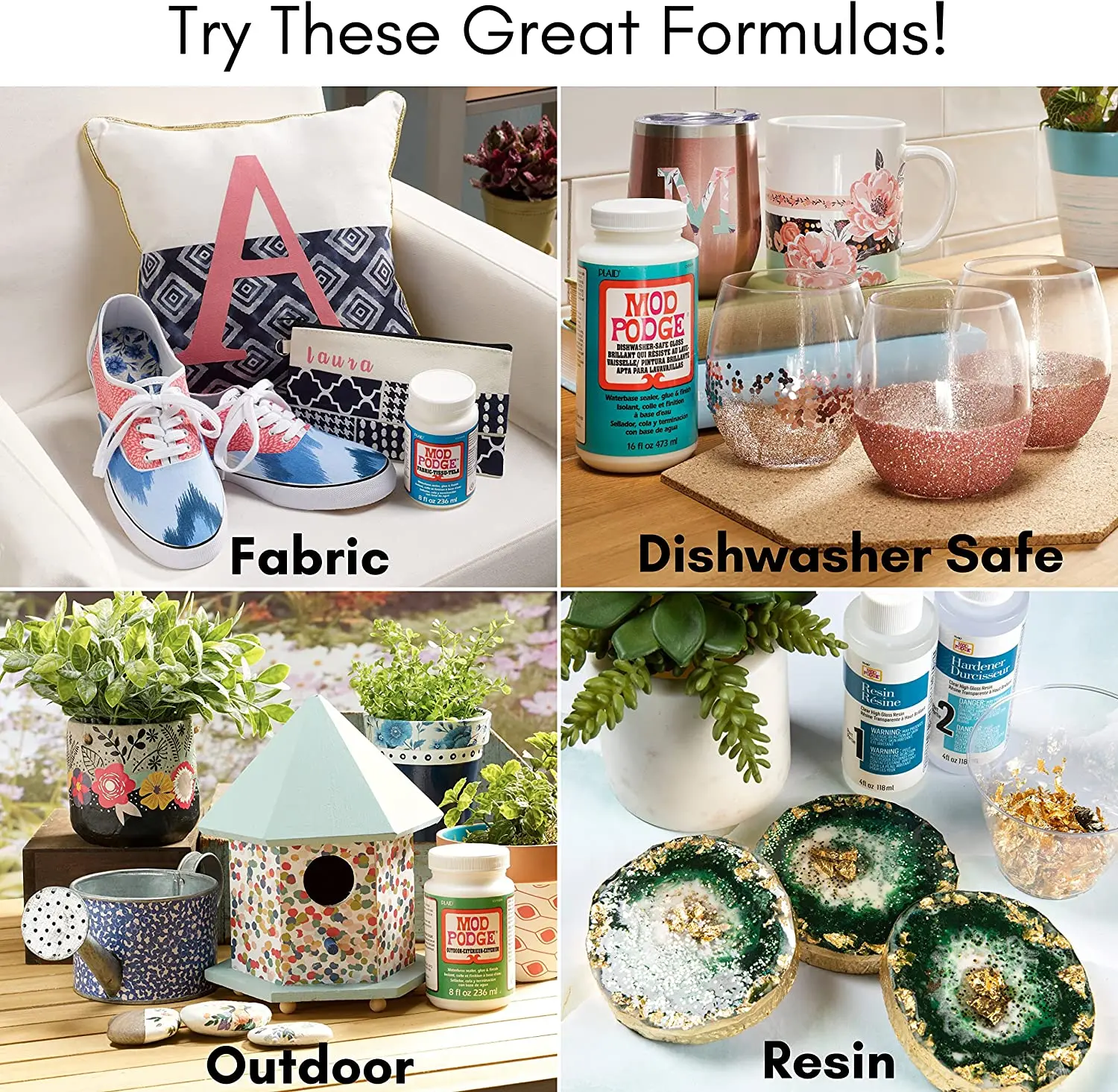 NEW Mod Podge Formulas - New Product Showcase 2022, creativity, dishwasher