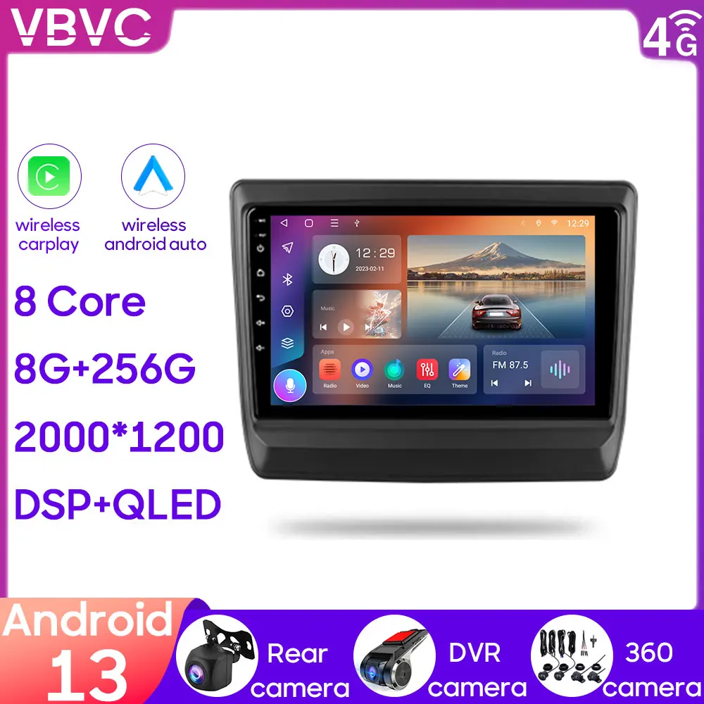 

For lsuzu D-MAX 3 RG 2019 - 2023 Car Android Head Unit Radio Multimedia Navigation GPS Carplay Stereo Video Player 4G