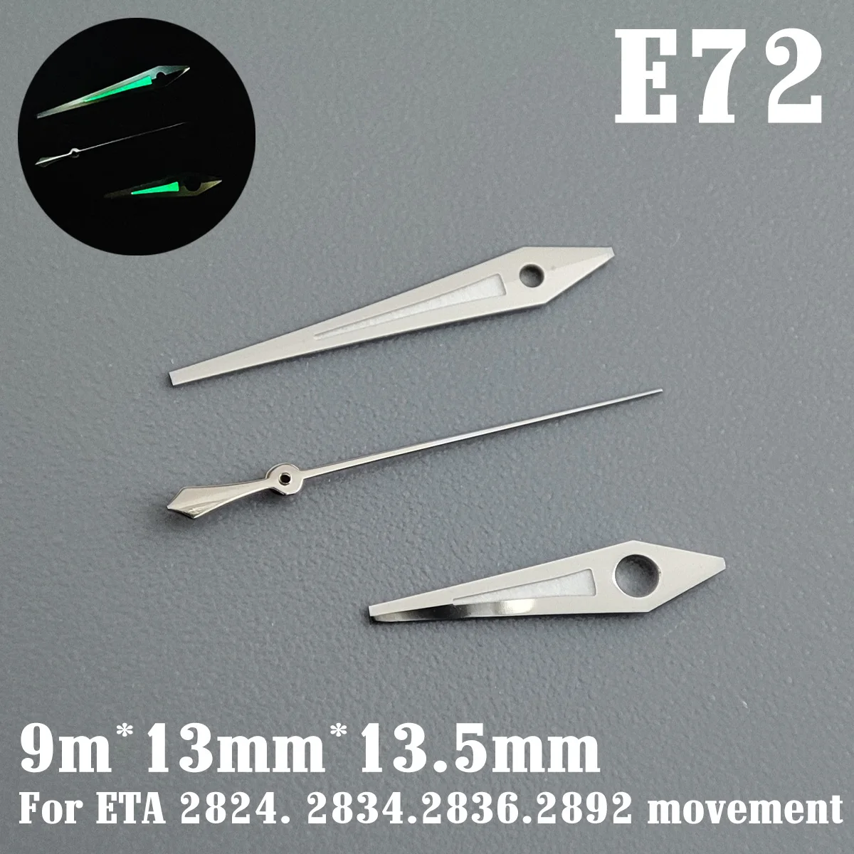 Green Super Luminous Watch Hands