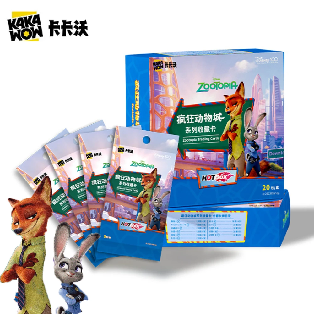 hotbox-cartes-a-collectionner-zootopia-wisure-park-signature-board-phantom-poker-crystal-red-card-board-games-booster-box-toys-2023