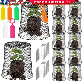 10 Pack Chicken Wire Cloche Plant Covers 1