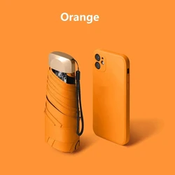 Compact UV Protection Sun Shade Umbrella - 55% Off (Orange)
