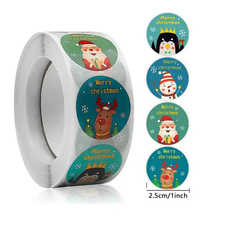 Children's Christmas gift label stickers School teachers commended students reward Self-adhesive Decorative gifts series - Image 20