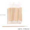 100pcs Double Swabs with Pointed Tip Cotton Swabs for Makeupm Nail Art Bamboo Sticks Pointed Multi-Purpose Makeup Tools CXN-02 5