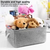 Storage Baskets for Shelves Collapsible Storage Bin Rectangular Organizer Bins with Handles Foldable Fabric Storage Box 3