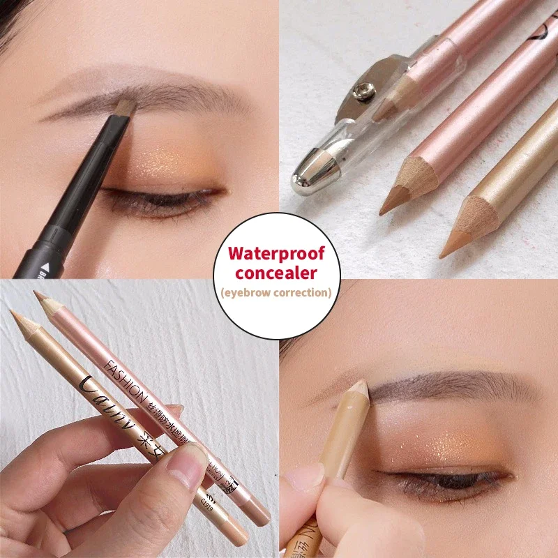 Eyelids Lying Silkworm Brightening Stick Concealer Pencil Cover Face Spots Lip Liner Matte Concealer Cream Stick