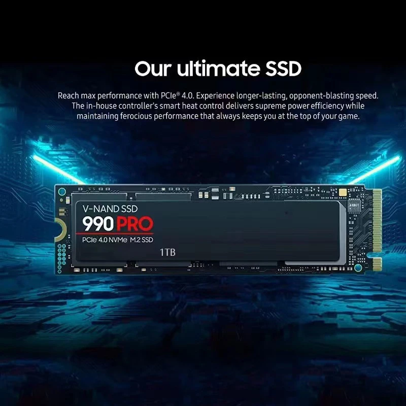 Ʈ PC  ӿ  ϵ ũ, SSD ָ Ʈ ϵ ̺, NVMe 2TB, 1TB, SDD 990PRO 980PRO 970EVO M.2, 4TB