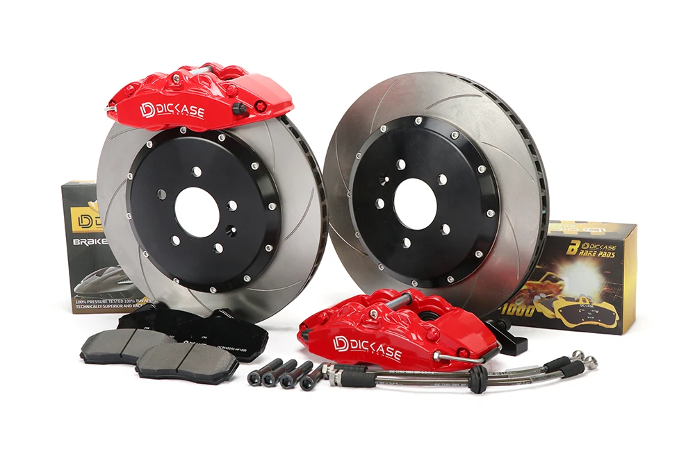 New design front 6 pot caliper with 362mm disc rear expanded rotor 355mm for Vw golf 7 Gti