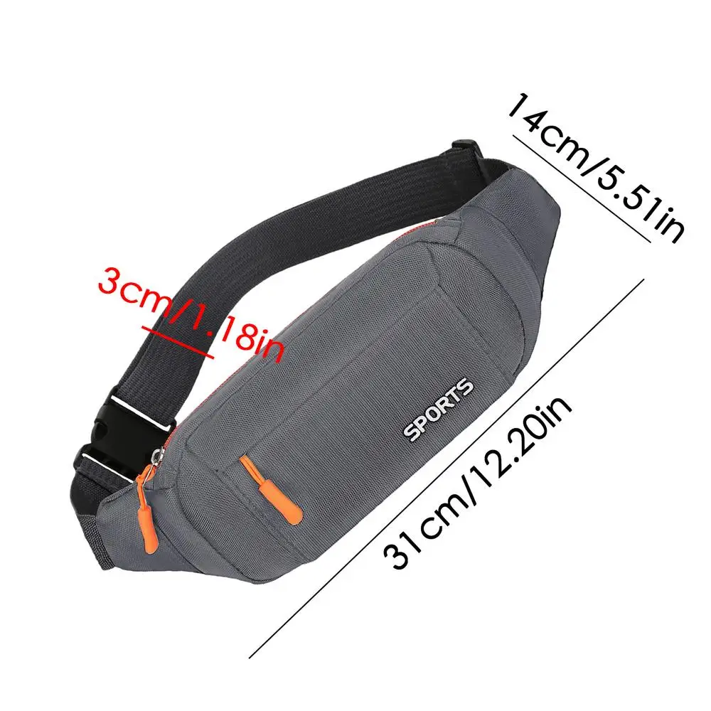 Gürtel tasche zum Laufen wasserdichte Hüft tasche Laufen Gürtel tasche tragbare Brust Umhängetasche Sport Hüft tasche für Handys – Detail 15