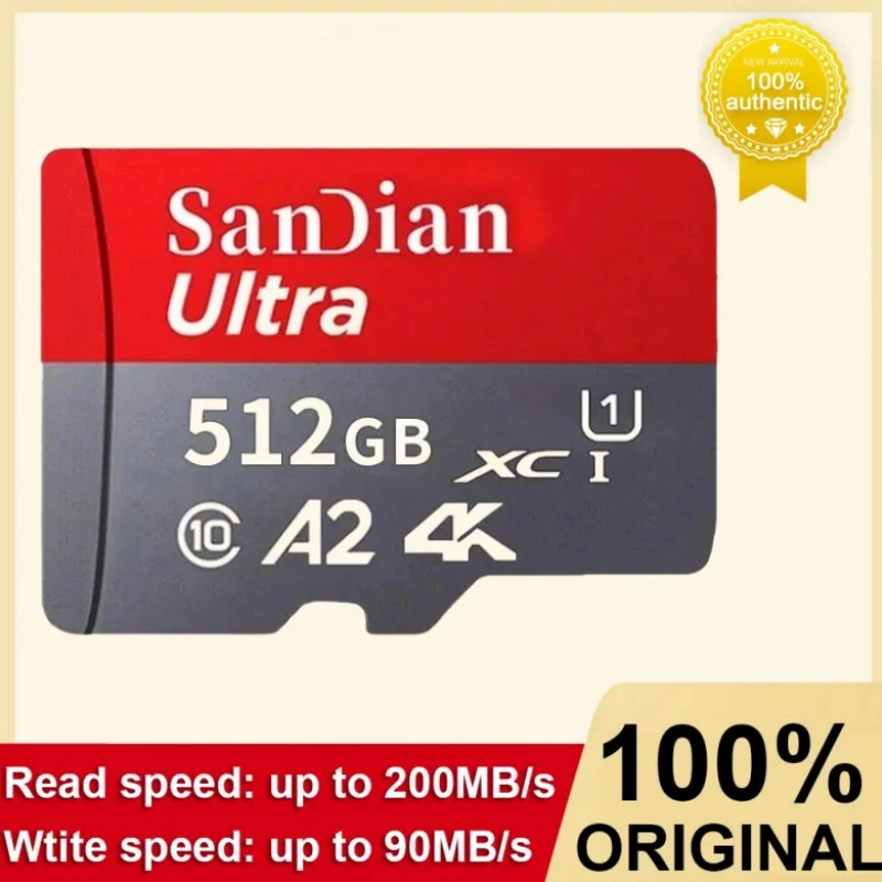 Scheda Sd Scheda Sd Da 128Gb Di Memoria Scheda Sd Da 256Gb Scheda Di Memoria Mini Sd Classe 10 Ad Alta Velocità Da 512Gb Scheda Tf Per Smartphone/Pc/F