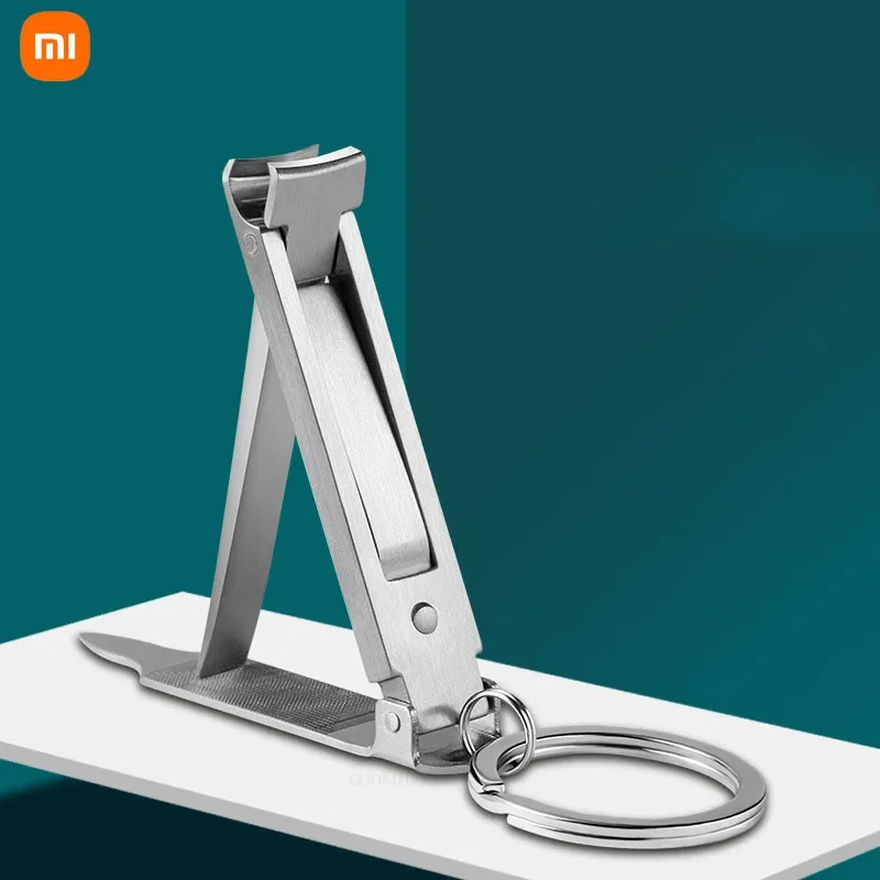 Xiaomi Youpin Foldable Ultra-thin Portable Stainless Steel Nail Toe Cutter Scissor Manicure Pedicure Tool Fingernail Clipper
