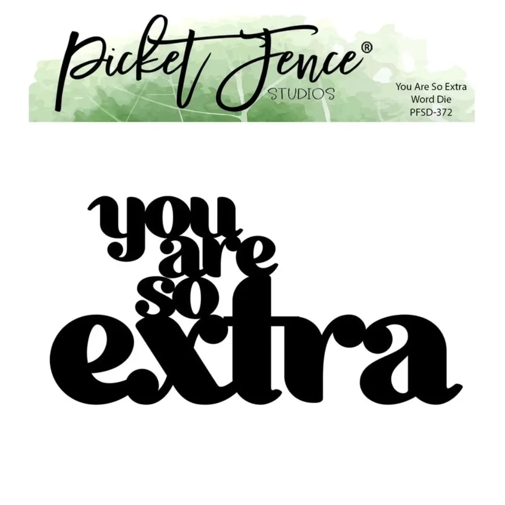 

Металлический трафарет для скрапбукинга «You are so Extra Word»