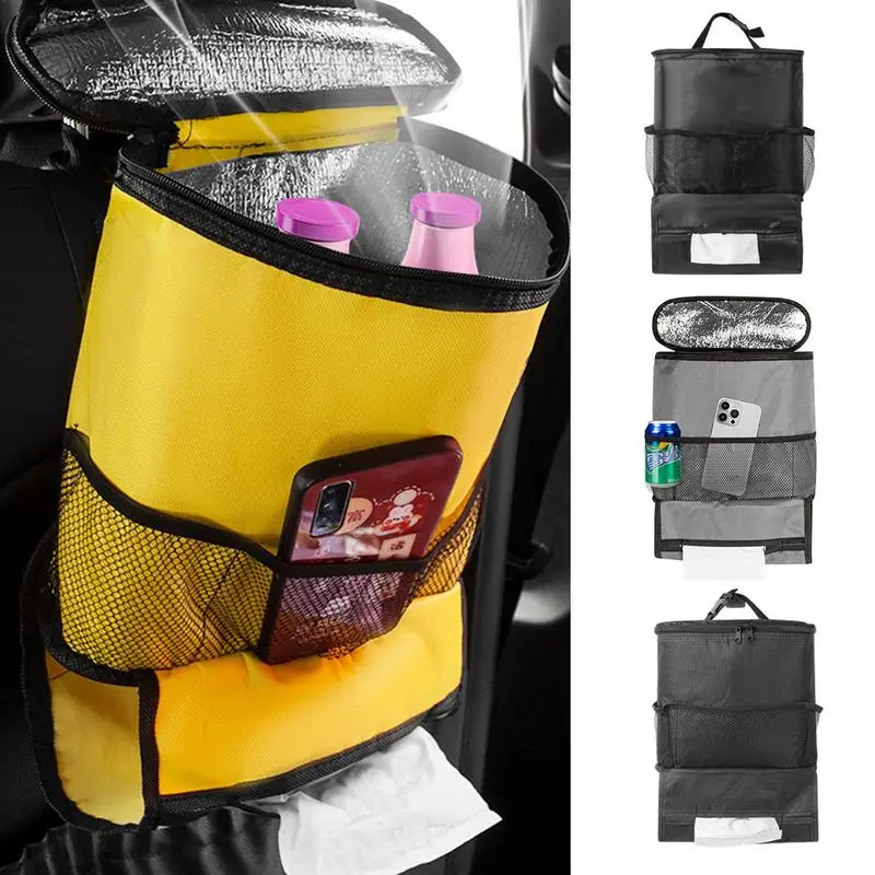 

Car Seat Organizer Bag Vehicle Automobiles Holder Organizer Ice Cooler Multi-pocket Auto Car Accessories for Phone Beverages