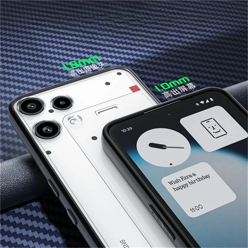 Acrylic Transparent Magnetic Shockproof Phone Case with 360° Protection