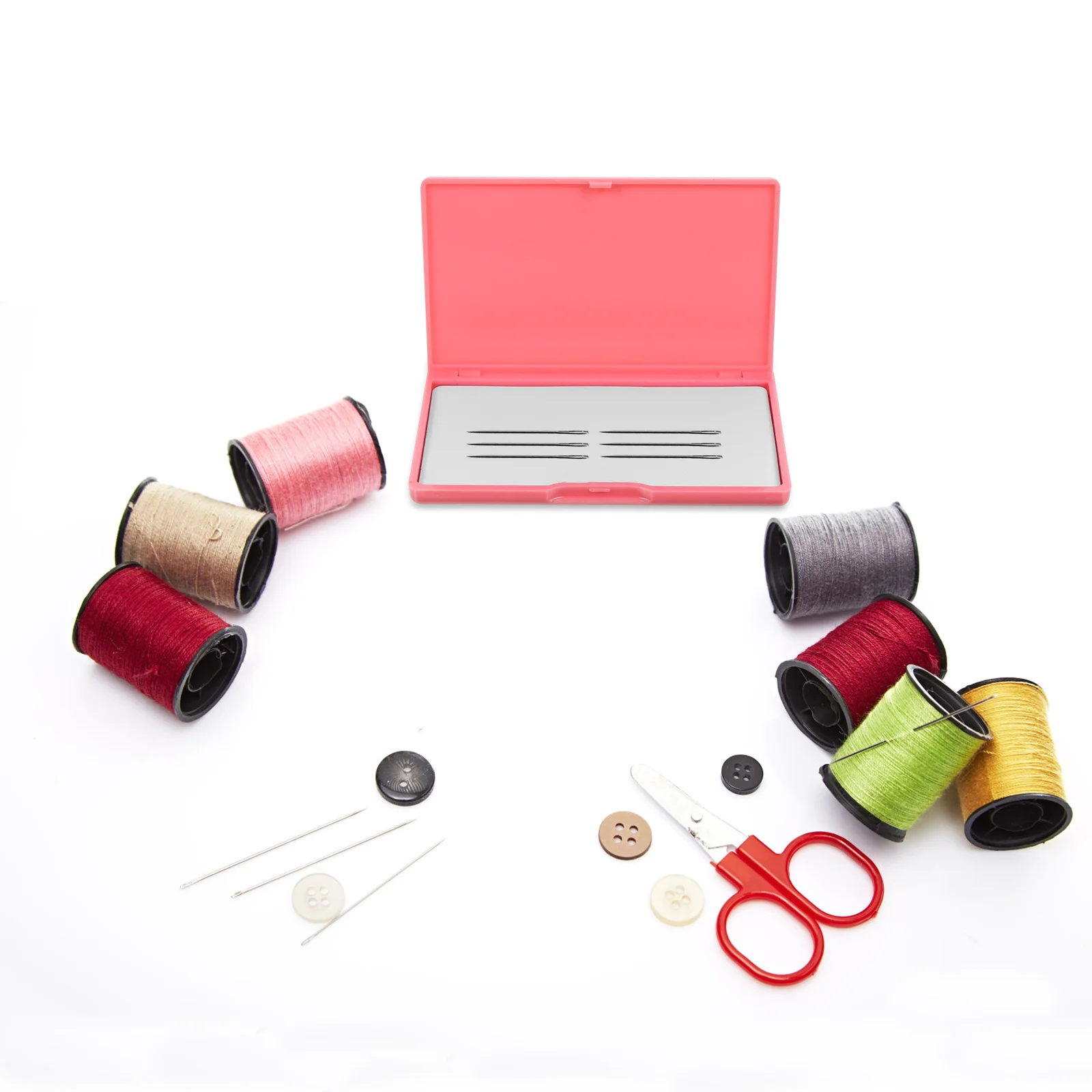 

3 Pcs Sewing Kit Knitting Needle Organizer Pins with Cover Cross Stitch Keeper Container Magnetic Plastic