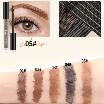 Heallor Natural Lasting Eyebrow Tint Cream Black Brown Liquid Eyebrow Dye Shaping Enhancers Waterproof Sweatproof Wild Eye Brow - Thumbnail 4