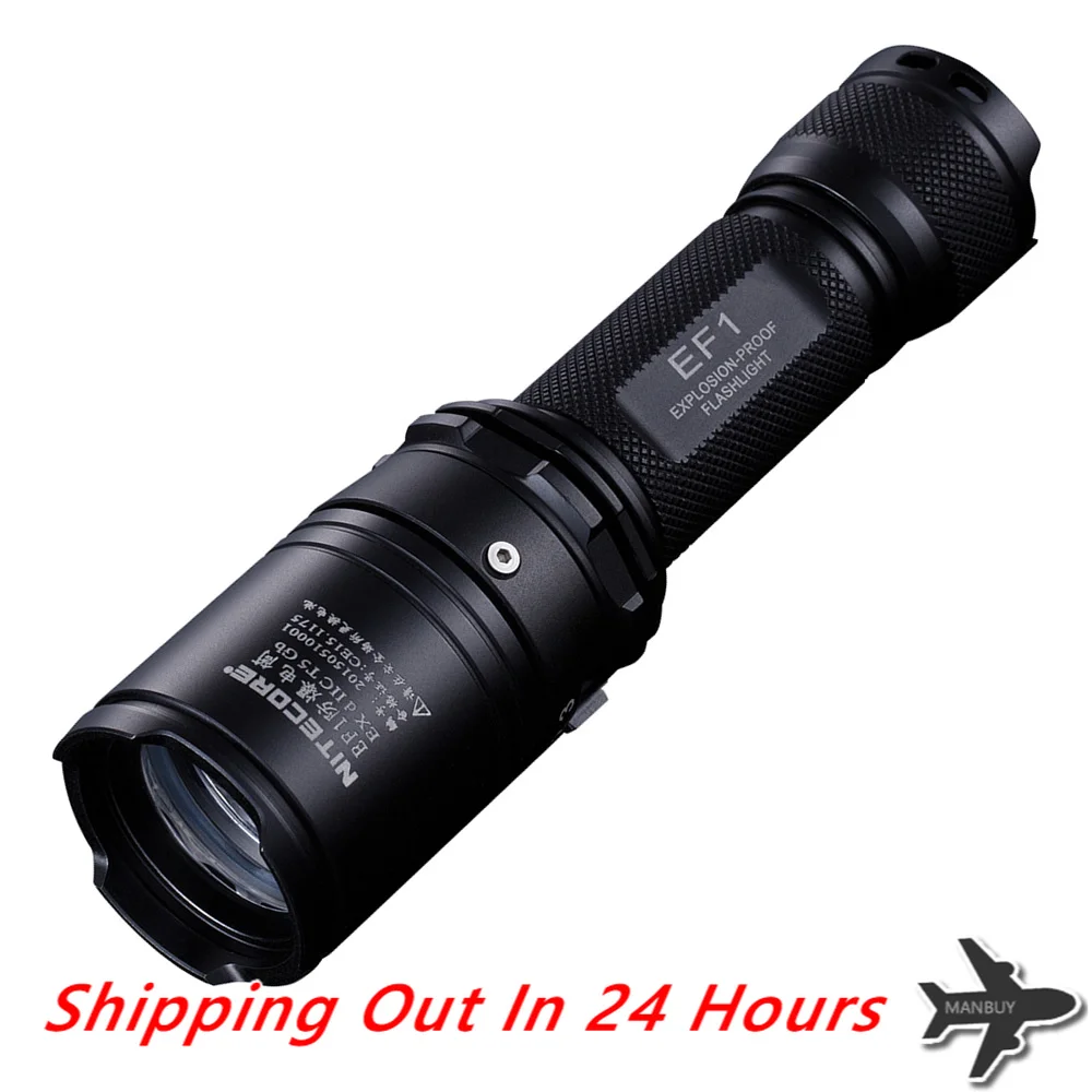 2022 New Nitecore Ef1 830lm Explosionproof Led Tactical Flashlight