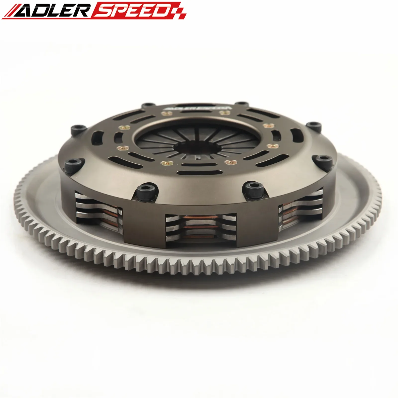ADLERSPEED 7.25인치 185mm 레이싱/스프링 클러치 싱글/트윈/트리플 디스크 클러치 키트+플라이휠 (92-05 혼다 시빅 D15 D16 D17 용)