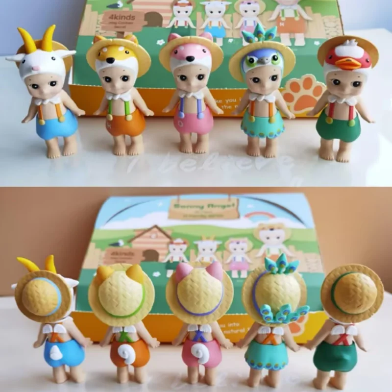 

Новинка, семейная серия Sonny Angel глухая коробка H, мини-фигурки-сюрприз, загадочная желаемая жизнь, благоприятное украшение, коллекционный подарок с животными