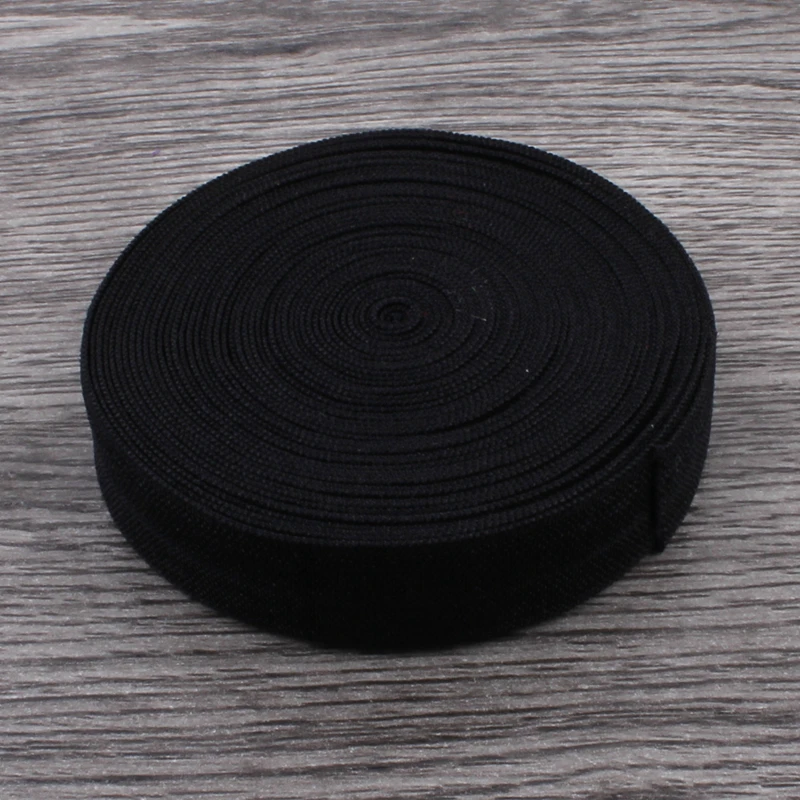 5/8" (15mm) 20colors Shiny Solid Fold Over Elastic Ribbon FOE 120yards/lot for Elastic Headbands Hair Ties Hairbow