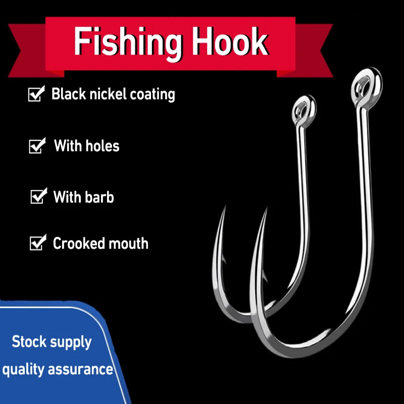 Hot Sale 50Pcs 100Pcs Fishing Hooks 15 Size Single Circle Coating High  Carbon Jip Barbed Carp Fishing Hook Fishing Tools Tackle - AliExpress