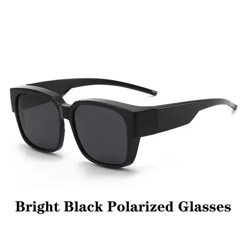 New Fashion Polarized Sunglasses Cover Over Myopia Prescription Glasses Portable Men Women Vintage Fishing Driving Eyewear - Image 9