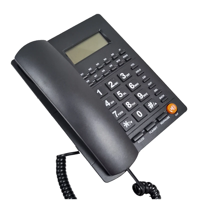 Buona Qualità Kx-L019 Telefono Fisso Id Chiamante Telefono Con Filo Telefono Da Tavolo Per L'Home Office Hotel Ristorante