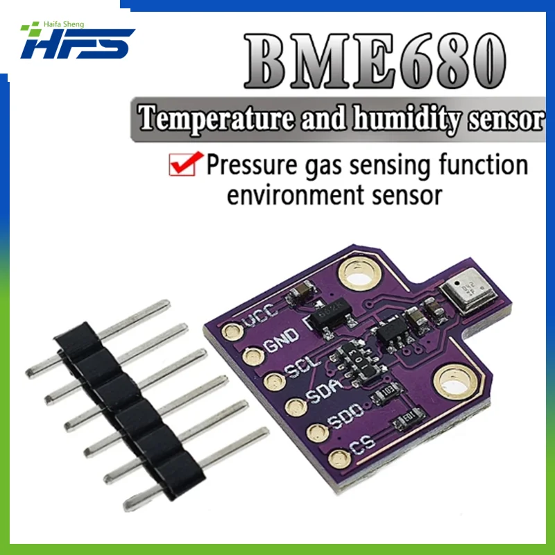 

BME680 Digital Temperature Humidity Pressure Sensor CJMCU-680 High Altitude Sensor Module Development Board