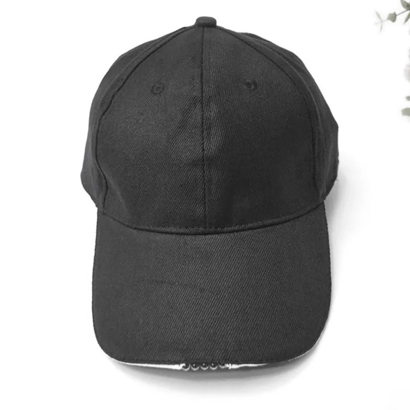 Dark Bright Glow Reading Fishing Jogging Light Up LED Baseball Cap Sport Hats Luminous Hat 3