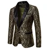 Men's Floral Party Dress Suit Stylish Dinner Jacket Wedding Blazer Prom Tuxedo 1
