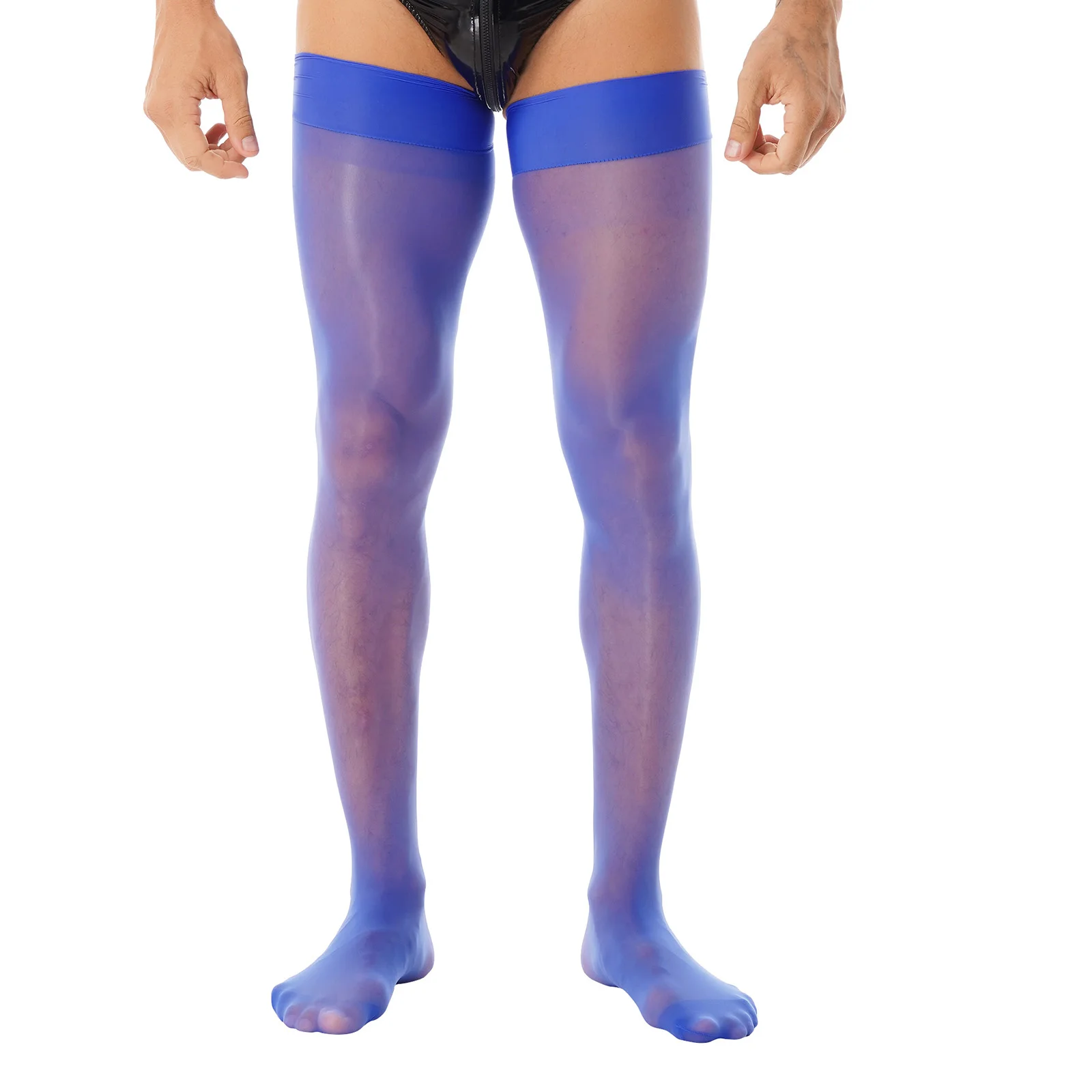 dPois Collant di Sostegno da Uomo Fitness Calze Autoreggenti Lucidi Trasparenti Calzamaglia Elasticizzati Elastico in Vita Gay Lingerie Biancheria Intima Stockings Clubwear Nero M dPois Collant di Sostegno da Uomo Fitness Calze Autoreggenti Lucidi Trasparenti Calzamaglia Elasticizzati Elastico in Vita Gay Lingerie Biancheria Intima Stockings Clubwear Nero M