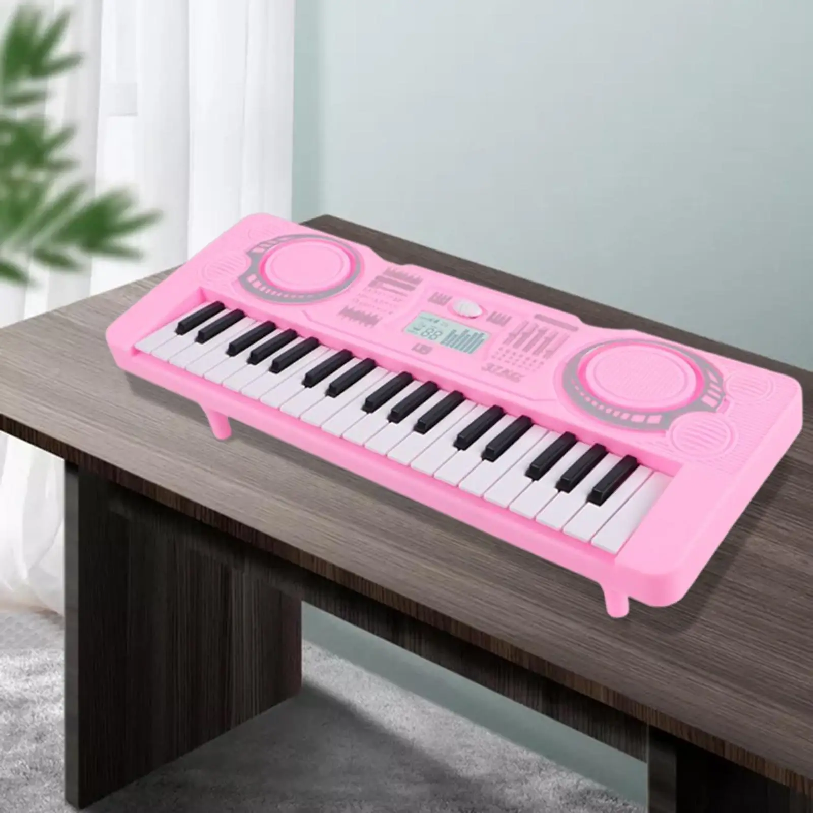 Electronic Musical Instrument Midi Control Keyboard 37 Key Portable Electric Music Piano Keyboard Educational Musical Toy Musical Instrument Digital Electronic Organ for Home Stage
