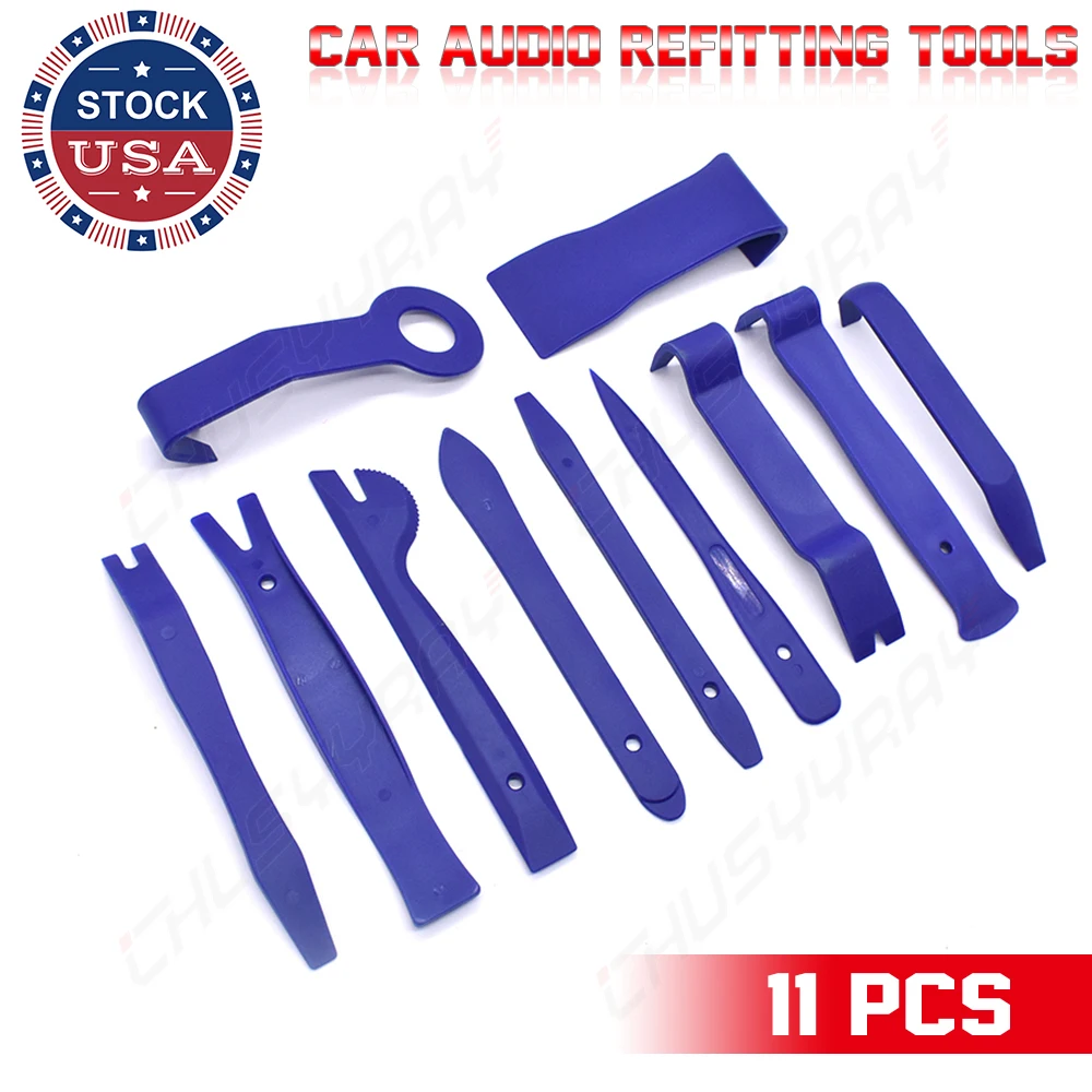 

Car Door Clip Car Disassembly Tools Set DVD Stereo Refit Kits Interior Plastic Trim Panel Dashboard Removal Tool Repair Tools