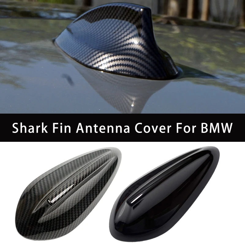 Carbon-Fiber-Style-Car-Shark-Fin-Antenna-Cover-For-BMW-BMW-E90-E92-F20 ...