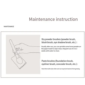 13 PCS Makeup Brushes Set Eye Shadow Foundation Women Cosmetic Brush Eyeshadow Blush Beauty Soft Make Up Tools Bag 6